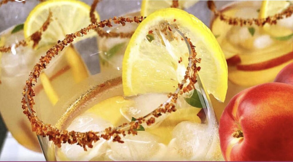 Gin Cocktail de Nectarina de Califonia