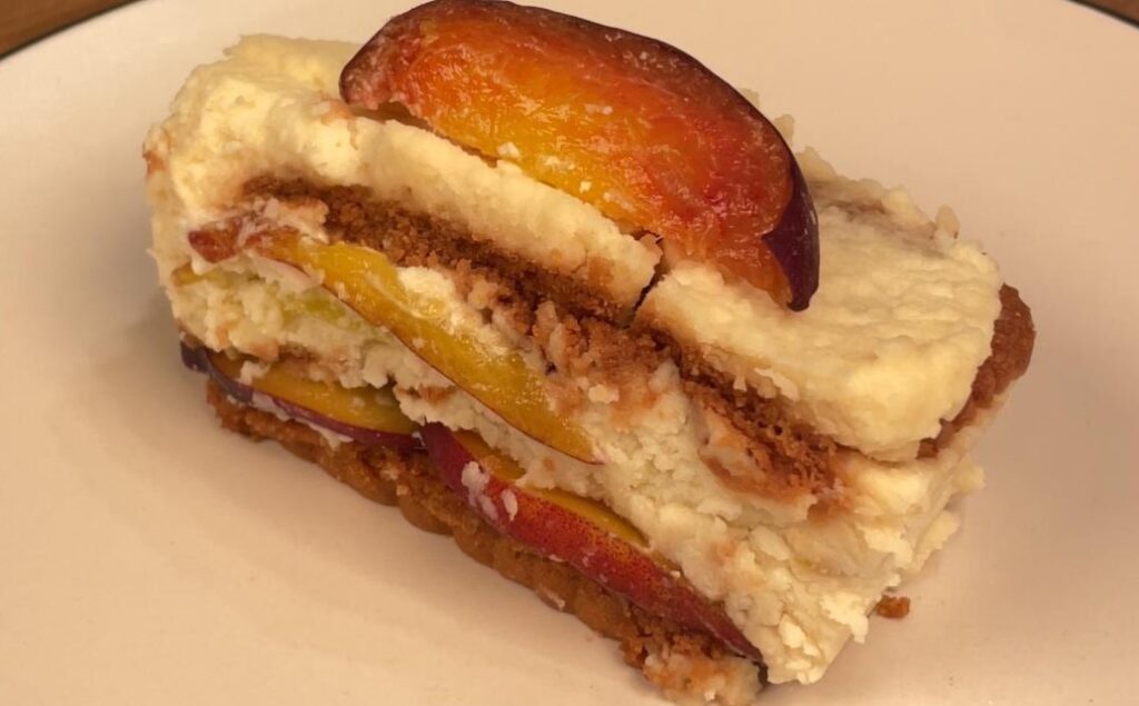 Peach Icebox Cake
