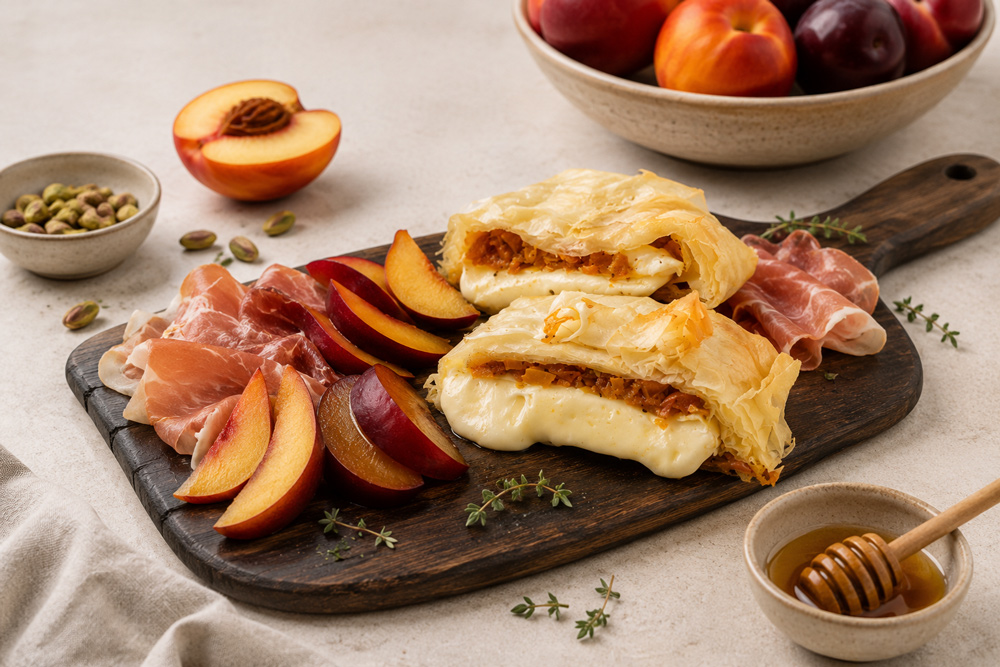 Queso Brie con Carozos al cardamono